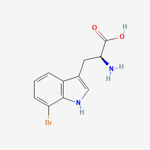 molecular formula C11H11BrN2O2 B1631652 7-Bromo-l-tryptophan CAS No. 75816-19-2