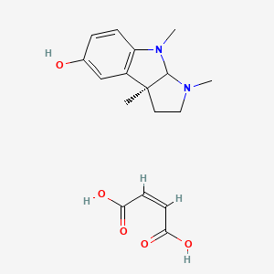 (8bS)-3,4,8b-trimethyl-2,3a-dihydro-1H-pyrrolo[2,3-b]indol-7-ol;(Z)-but-2-enedioic acid
