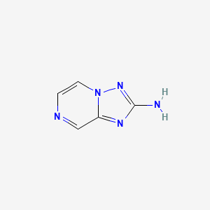 molecular formula C5H5N5 B1631702 [1,2,4]三唑并[1,5-a]哒嗪-2-胺 CAS No. 88002-33-9