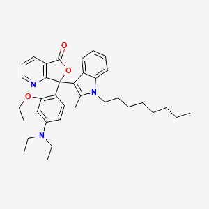 7-[4-(Diethylamino)-2-ethoxyphenyl]-7-(2-methyl-1-octyl-1h-indol-3-yl)furo[3,4-b]pyridin-5(7h)-one