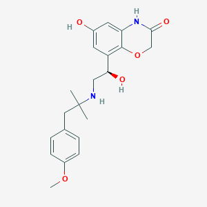 molecular formula C21H26N2O5 B163178 Olodaterol CAS No. 868049-49-4
