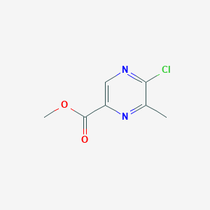 molecular formula C7H7ClN2O2 B1631788 Methyl 5-chloro-6-methylpyrazine-2-carboxylate CAS No. 77168-85-5