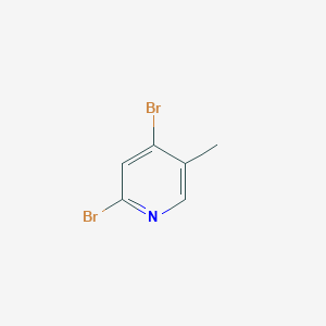 molecular formula C6H5Br2N B1631789 2,4-Dibromo-5-methylpyridine CAS No. 79055-50-8