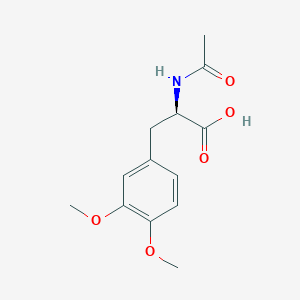 molecular formula C13H17NO5 B1631797 (R)-N-Acetyl-3,4-dimethoxyphenylalanine 