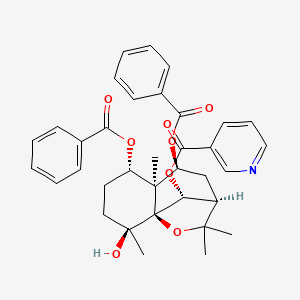 molecular formula C35H37NO8 B1631799 Regelidine CAS No. 114542-54-0
