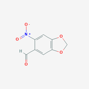 molecular formula C8H5NO5 B016318 6-硝基胡椒醛 CAS No. 712-97-0