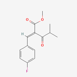 molecular formula C14H15FO3 B1631809 (E/Z)-4-Carboxymethyl-5-(4-fluorophenyl)-2-methyl-pent-4-en-3-one 