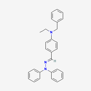 molecular formula C28H27N3 B1631810 4-(N-Ethyl-N-benzyl)amino benzoaldehyde-1,1-diphenylhydrazone 