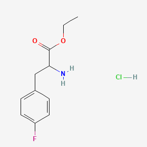 molecular formula C11H15ClFNO2 B1631819 H-P-Fluoro-phe-oet HCl 