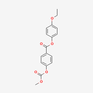 molecular formula C17H16O6 B1631822 Methyl 4-(4'-Ethoxyphenoxycarbonyl)phenyl Carbonate 
