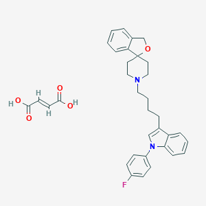 molecular formula C34H35FN2O5 B163184 Siramesine fumarate 