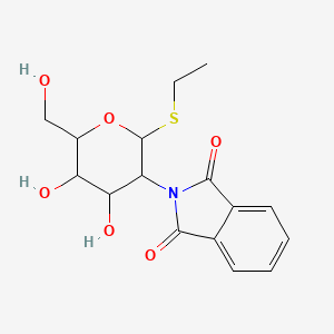 molecular formula C16H19NO6S B1631840 Ethyl 2-deoxy-2-(1,3-dihydro-1,3-dioxo-2H-isoindol-2-yl)-1-thio-beta-D-glucopyranoside 