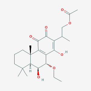 molecular formula C24H34O7 B1631845 Lophanthoidin F 