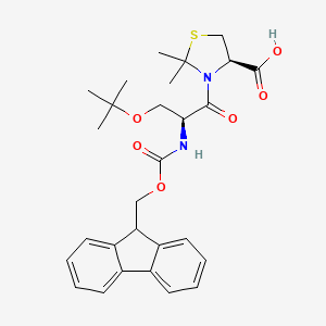 molecular formula C28H34N2O6S B1631880 FMoc-Ser(tBu)-Cys(psiMe,Mepro)-OH 