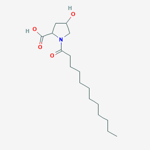 molecular formula C17H31NO4 B1631885 N-Dodecanoyl-4-hydroxy-L-proline 