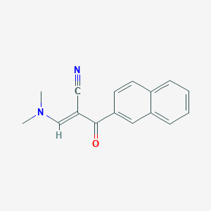 molecular formula C16H14N2O B1631904 2-[(Dimethylamino)methylene]-3-(2-naphthyl)-3-oxo-propanenitrile 