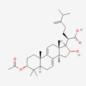 molecular formula C33H50O5 B1631906 3-Epidehydropachymic acid CAS No. 168293-15-0