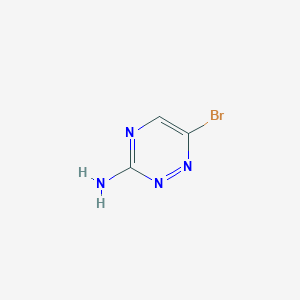 molecular formula C3H3BrN4 B1631932 6-Bromo-1,2,4-triazin-3-amine CAS No. 69249-22-5