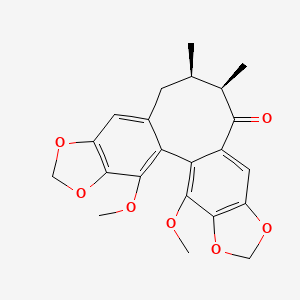 molecular formula C22H22O7 B1631937 Schisanlignone D 