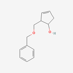 molecular formula C13H16O2 B1631943 (1s-trans)-2-[(Phenylmethoxy)methyl]-3-cyclopenten-1-ol 