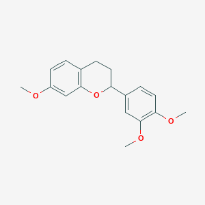 molecular formula C18H20O4 B1631947 3',4',7-Trimethoxyflavan 