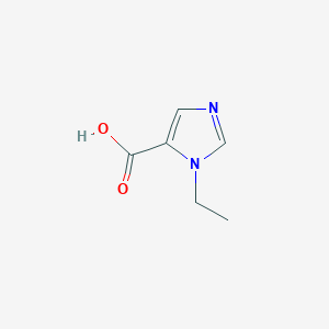 molecular formula C6H8N2O2 B1631950 1-乙基-1H-咪唑-5-羧酸 CAS No. 71925-11-6