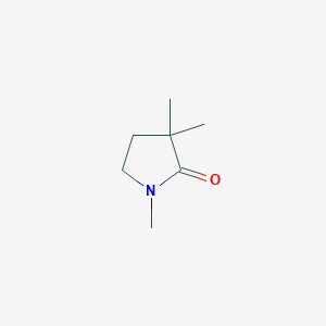 molecular formula C7H13NO B1631951 2-Pyrrolidinone, 1,3,3-trimethyl- 