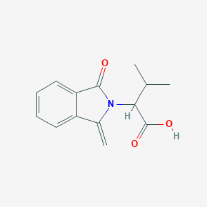 3-Methyl-2-(1-methylidene-3-oxoisoindol-2-yl)butanoic acid