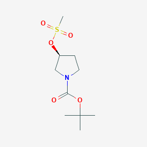 (S)-tert-Butyl 3-((methylsulfonyl)oxy)pyrrolidine-1-carboxylate