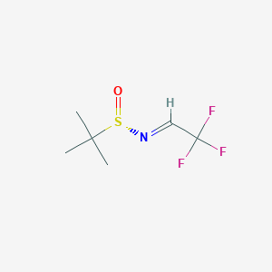 (S,E)-2-Methyl-N-(2,2,2-trifluoroethylidene)propane-2-sulfinamide