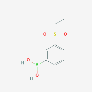 molecular formula C8H11BO4S B1632083 3-乙基磺酰基苯硼酸 CAS No. 845870-47-5