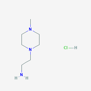 molecular formula C7H18ClN3 B1632089 1-(2-Aminoethyl)-4-methylpiperazine Hydrochloride CAS No. 646051-17-4