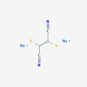 molecular formula C4N2Na2S2 B1632091 disodium dicyano(sulfanidyl)sulfanylidenemethanide 