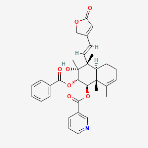 molecular formula C33H35NO7 B1632094 Scutebarbatine B 