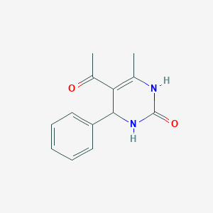 molecular formula C13H14N2O2 B016321 5-乙酰基-6-甲基-4-苯基-3,4-二氢-1H-嘧啶-2-酮 CAS No. 25652-50-0