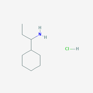 molecular formula C9H20ClN B1632155 1-Cyclohexyl-propyl-amine hydrochloride 