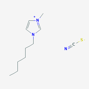 molecular formula C11H19N3S B1632191 1-Hexyl-3-methylimidazolium thiocyanate 