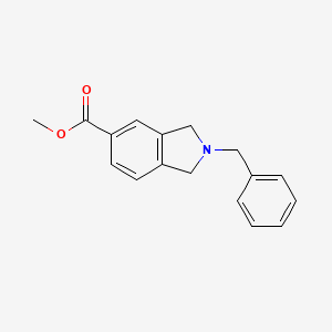 molecular formula C17H17NO2 B1632227 2-苄基异吲哚啉-5-甲酸甲酯 CAS No. 127168-94-9