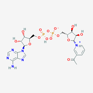 molecular formula C22H28N6O14P2 B163227 3-Acetylpyridine adenine dinucleotide CAS No. 86-08-8