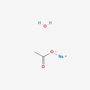 molecular formula C2H5NaO3 B1632287 Sodium acetate hydrate CAS No. 31304-44-6