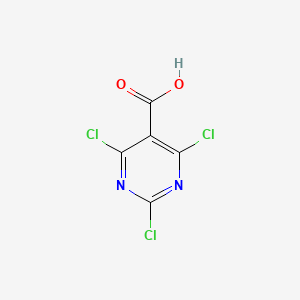 molecular formula C5HCl3N2O2 B1632398 2,4,6-Trichloropyrimidine-5-carboxylic acid CAS No. 93416-51-4
