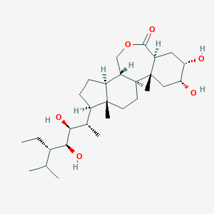molecular formula C29H50O6 B016324 22S,23S-Homobrassinolide CAS No. 80483-89-2
