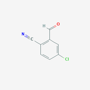 molecular formula C8H4ClNO B1632400 4-Chloro-2-formylbenzonitrile CAS No. 77532-89-9