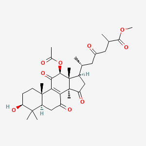 molecular formula C33H46O9 B1632404 Methyl ganoderate H CAS No. 98665-11-3