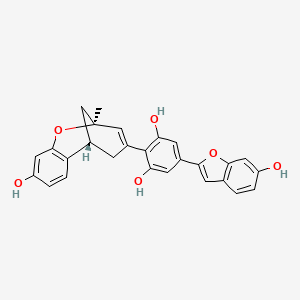 molecular formula C27H22O6 B1632410 Mulberrofuran H CAS No. 89199-99-5