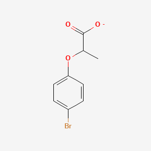 molecular formula C9H8BrO3- B1632419 2-(4-Bromophenoxy)propanoate 