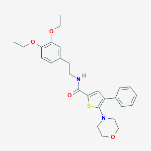 molecular formula C27H32N2O4S B163245 ML262 