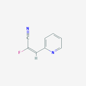 (E)-2-fluoro-3-(pyridin-2-yl)acrylonitrile