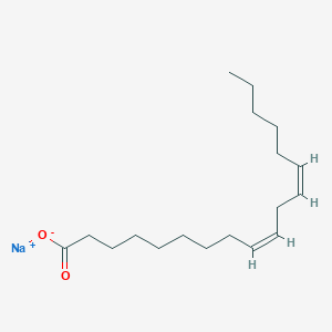 molecular formula C18H32O2.Na<br>C18H32NaO2 B163249 Linoleic acid sodium salt CAS No. 822-17-3