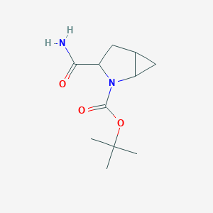 molecular formula C11H18N2O3 B1632497 Tert-butyl 3-carbamoyl-2-azabicyclo[3.1.0]hexane-2-carboxylate 